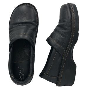BOC Black Clogs Shoes Size 10